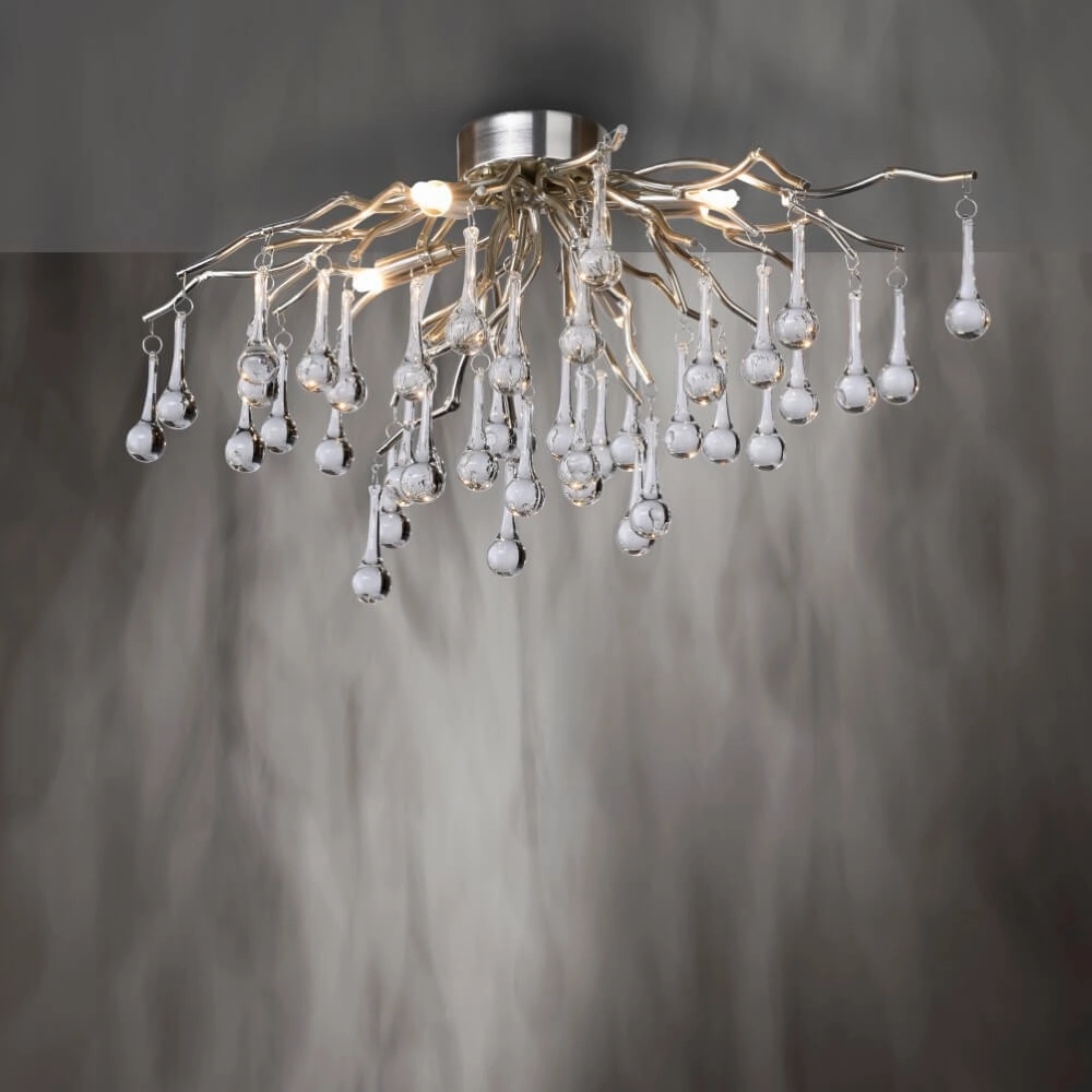 Kronleuchter Icicle Metall 60cm Paul Neuhaus 4012248352076