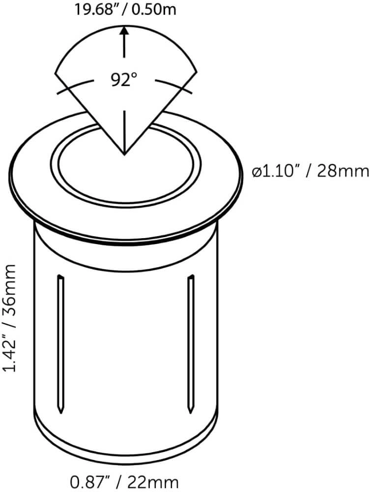 12 Volt Erdungsstrahler Dot 22 In-lite 8717051006562