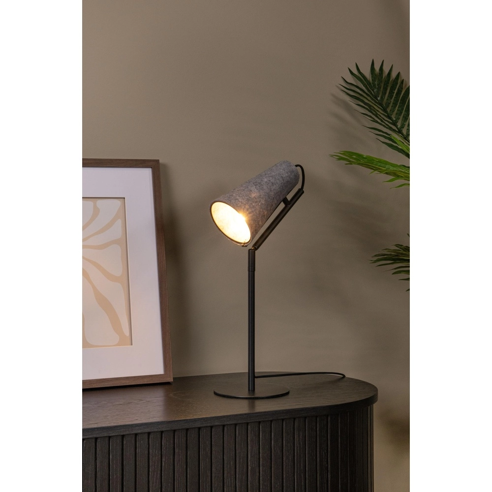 Einzigartige Tischlampe Bensen Grau Lucide 5411212051639