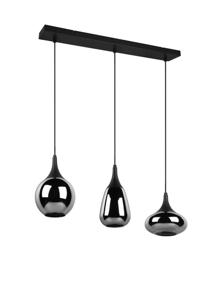 Hängelampe mit 3 Leuchten Lumina mit Rauchglas Trio 4017807542271