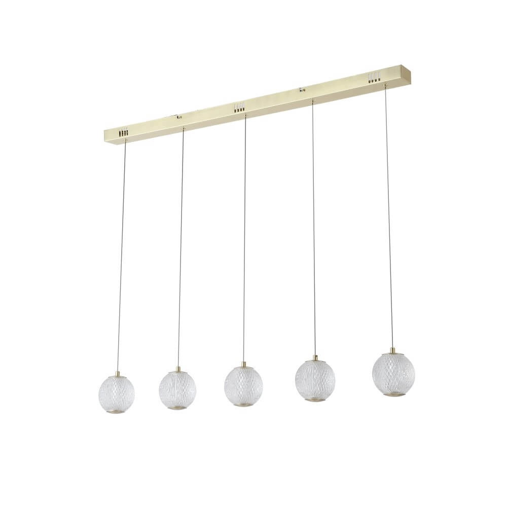 5-flammige Pendelleuchte Allure Orientalisch Searchlight 5053423273976