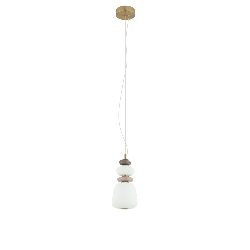 Pendellampe Ceramic Led Ø 17 cm Keramik und Glas
