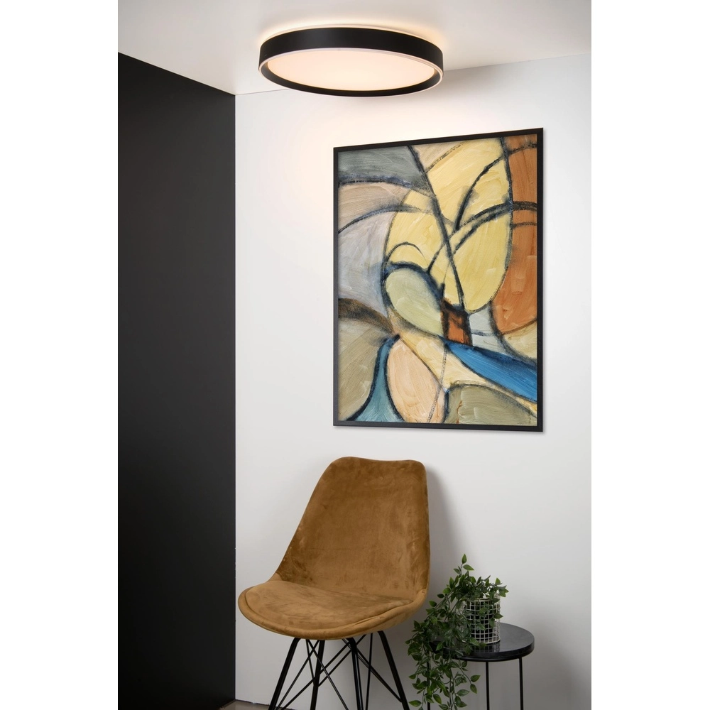 Deckenlicht Nuria Ø 50 cm schwarz Lucide 5411212791795