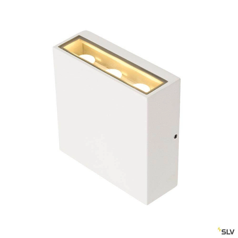 Schlanke Wandleuchte Big Quad Weiß SLV 4024163252386