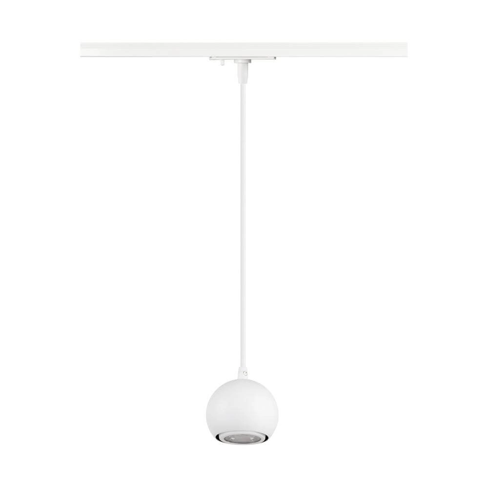 Pendelleuchte für Schiene Light Eye 90 weiß 1-phasig Ø 9cm SLV 4024163295574