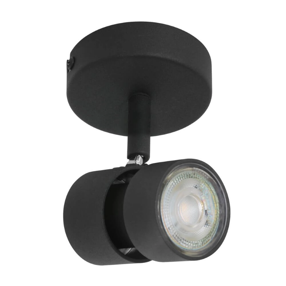 LED-Aufbaustrahler Natasja LED Schwarz