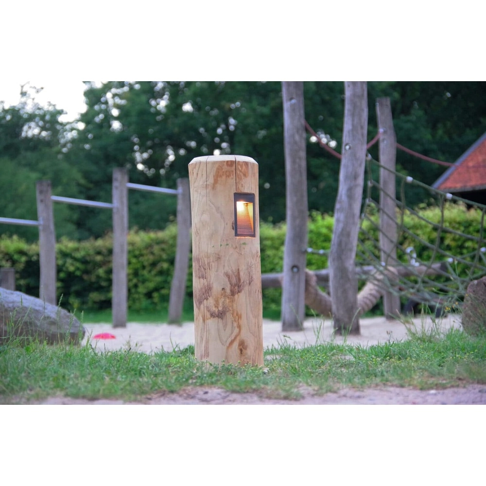 Holzwegbeleuchtung Piatto Kastanie – 65 cm – 2700.000 km