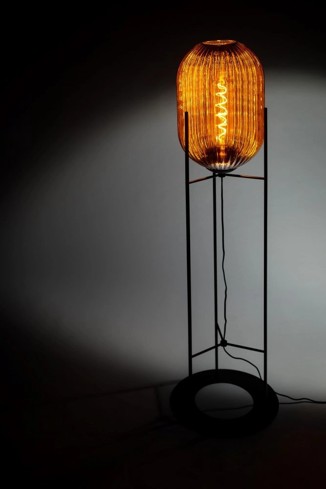 Stehlampe Glamm 176 cm schwarz mit Spiegelglas ETH 8719075189368