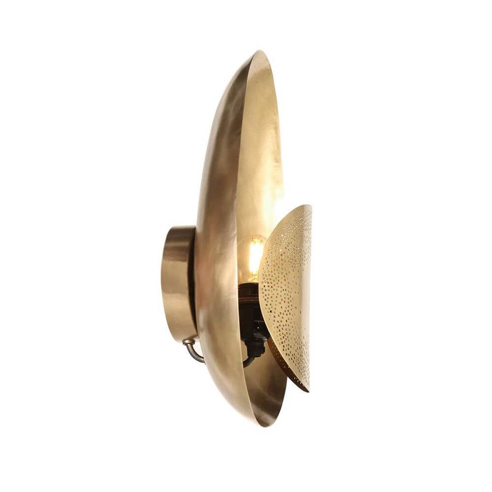 Ovale Wandleuchte Brass Bronze Steinhauer 8712746171655