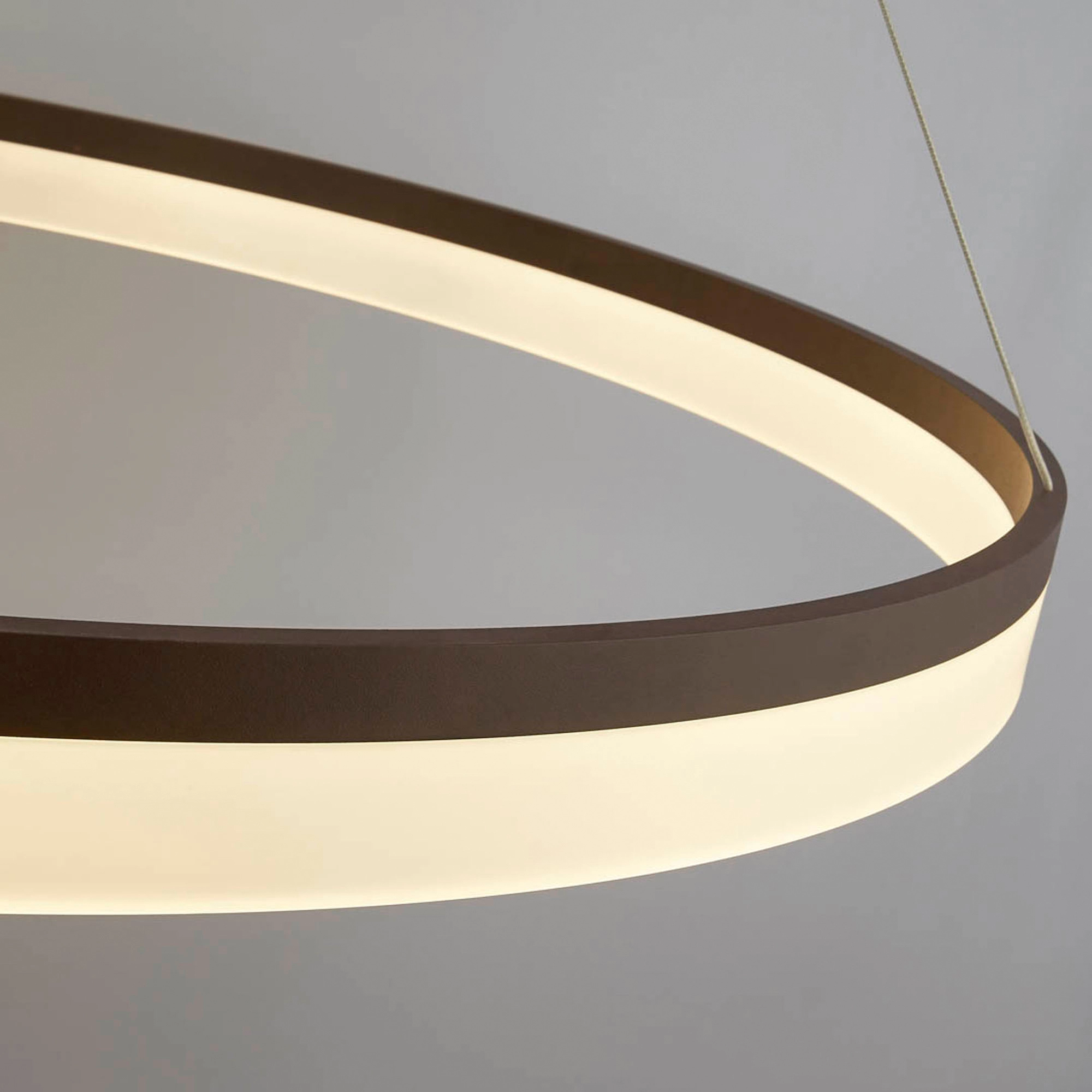 Elegante Pendellampe Ara Ø 100cm Bronze Lyora 5053423316031