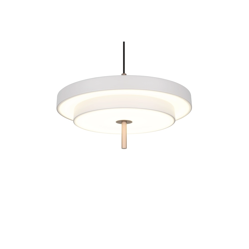 Design-Pendelleuchte Keaton weiß Ø 40cm Trio 4017807653373
