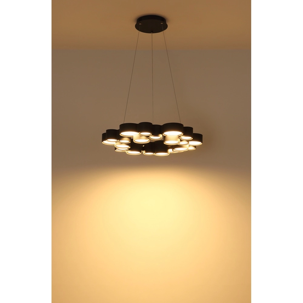 Design-Pendellampe Darla Schwarz Globo 9007371592463