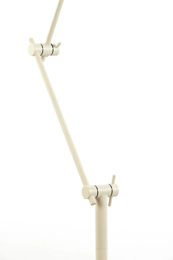 Cremefarbene Leselampe Rijeka ca. 150cm Light & Living 8717807742188