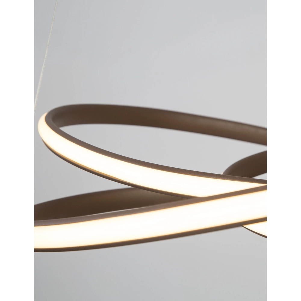 Design-Pendelleuchte Menton kaffeebraun Lyora 5212017424310