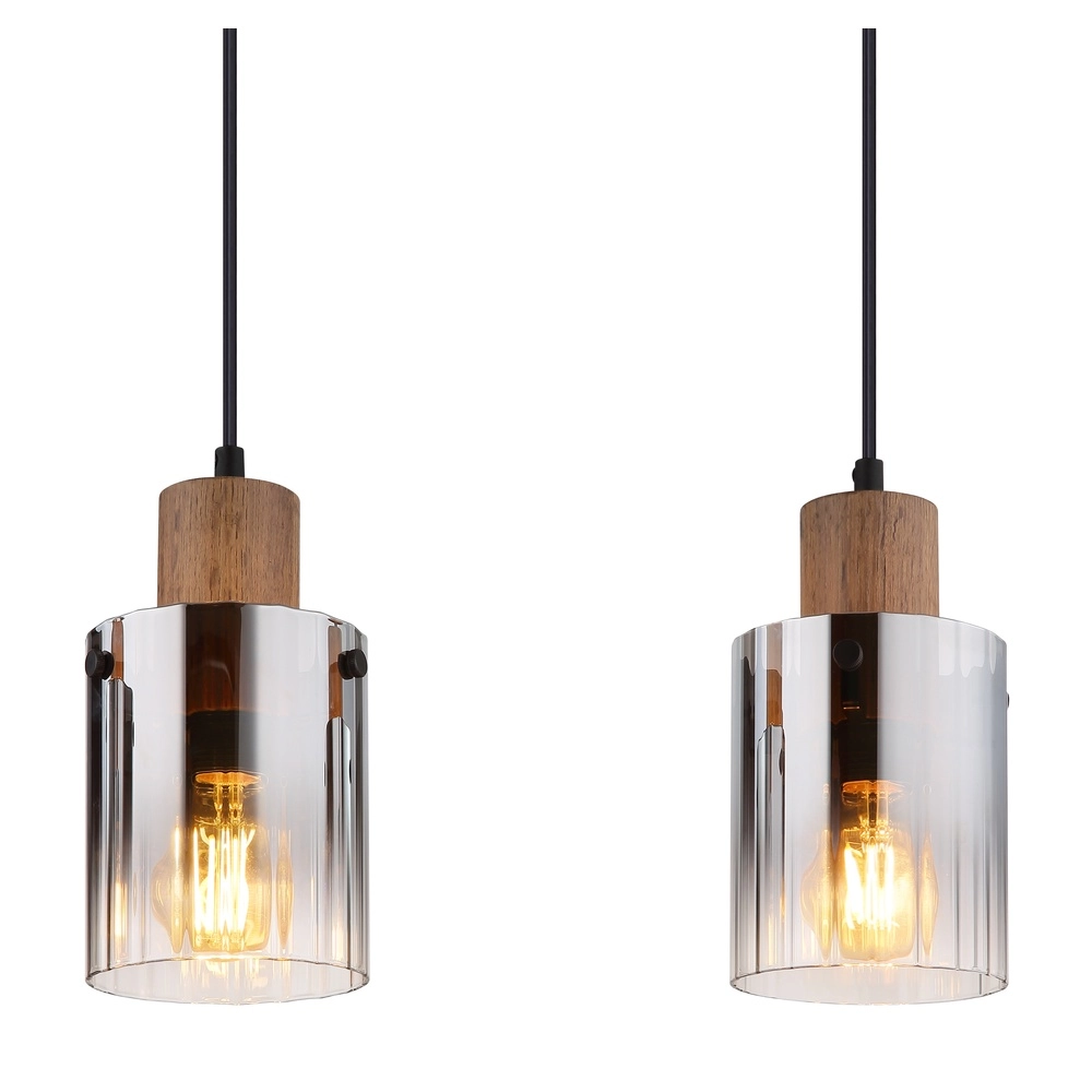 Pendellampe Underwood Holz 4-Licht Globo 9007371507658