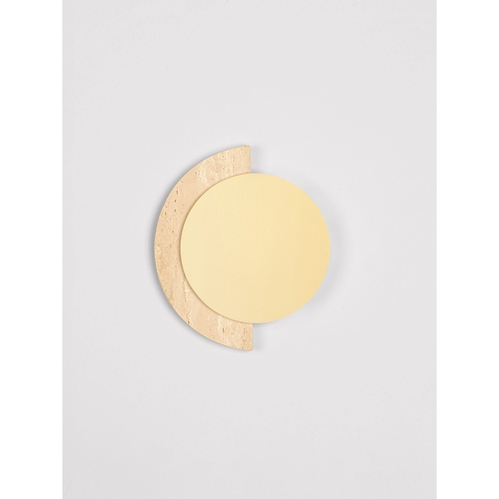 Design-Wandlampe Molli Travertin Ø 17 cm Lyora 5212063501300