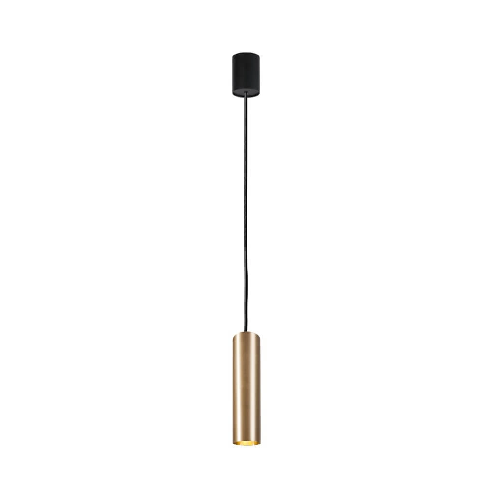 Schmale Hängelampe Eye schwarzes Gold Lyora 5903139891493