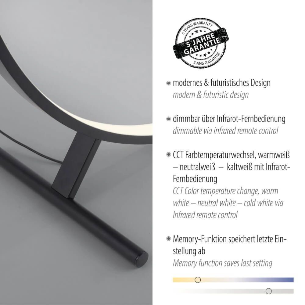 Stehlampe Hula einzigartiges Design Ø 100cm Paul Neuhaus 4012248373323