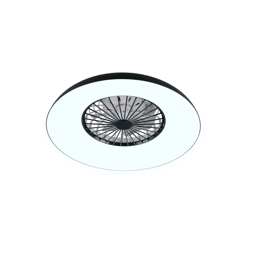 Designventilator Svaerholt schwarze Ø 60cm mit RGB-Funktion Trio 4017807688795