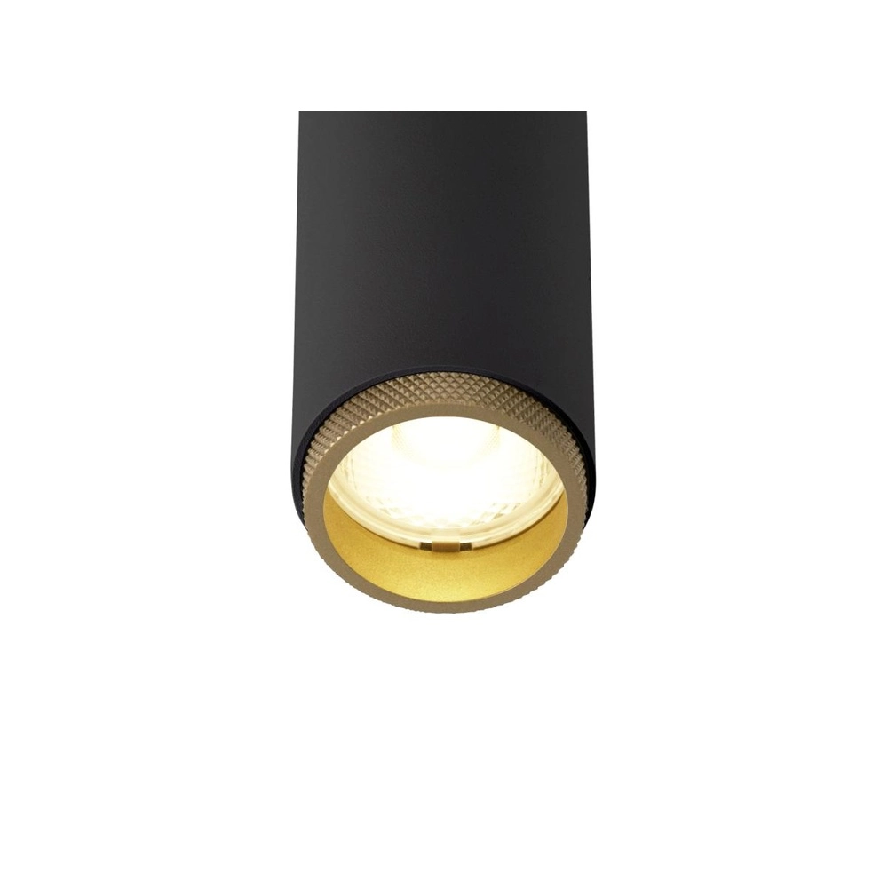 Einbaustrahler Grip! S schwarz mit gold 3000K SLV 4024163304818
