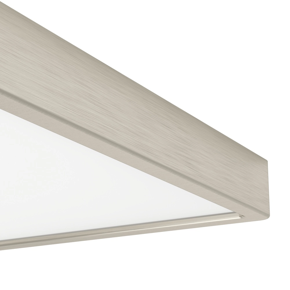 Deckenlicht IP44 Fueva 6-Z Quadrat – Edelstahl – 29,5x29,5 cm Eglo 9008606330645