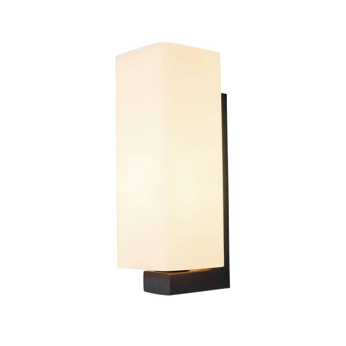 Wandleuchte Quadrass 28 cm schwarz SLV 4024163235877