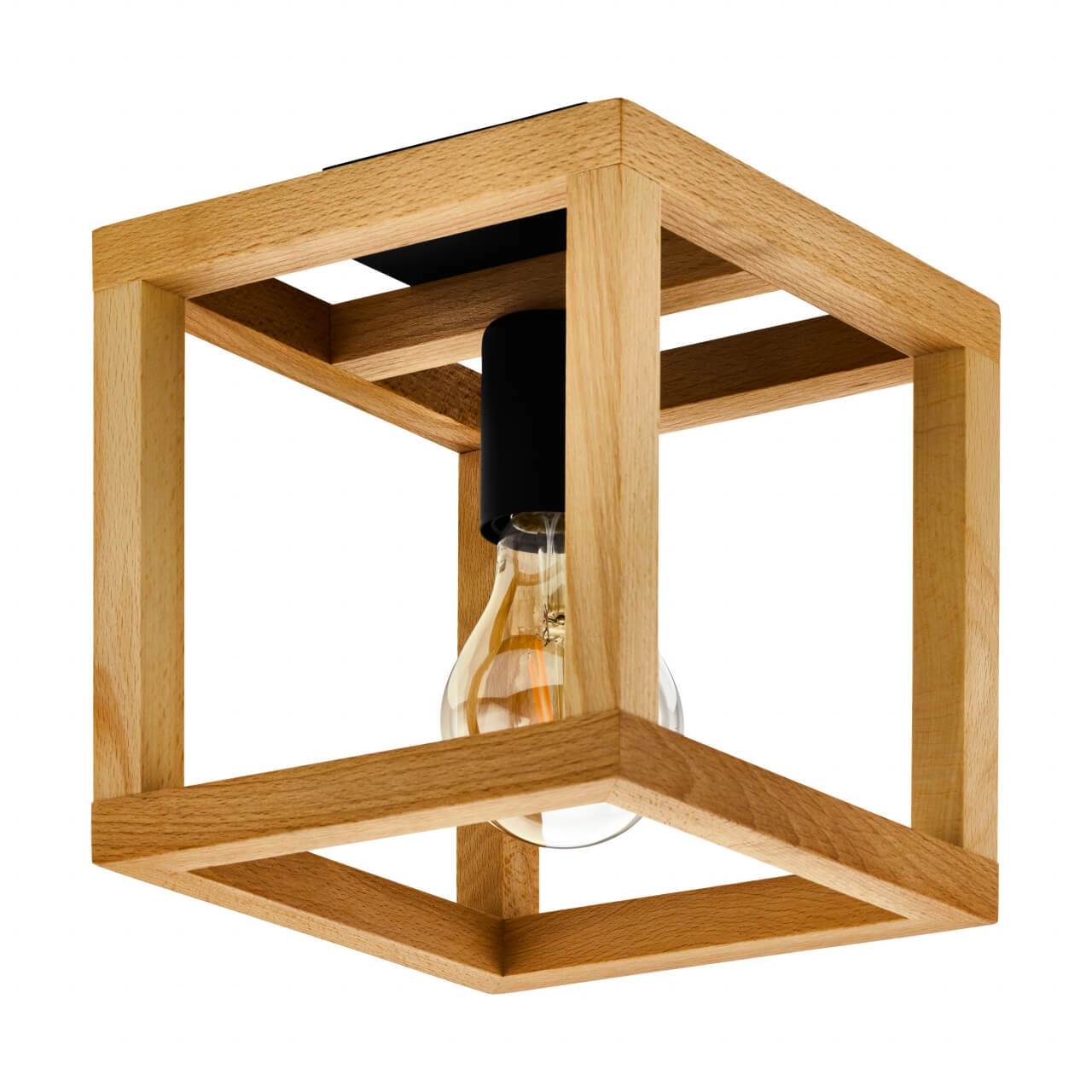 Holz-Deckenlampe Blackcrown 1