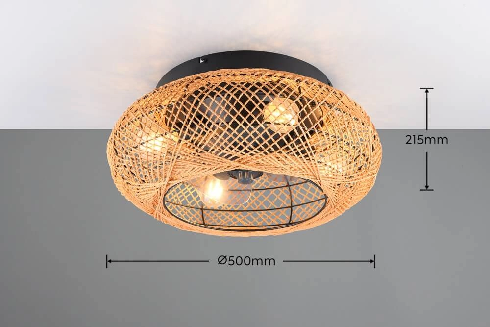 Skandinavischer Deckenventilator Lillesand Trio 4017807605259