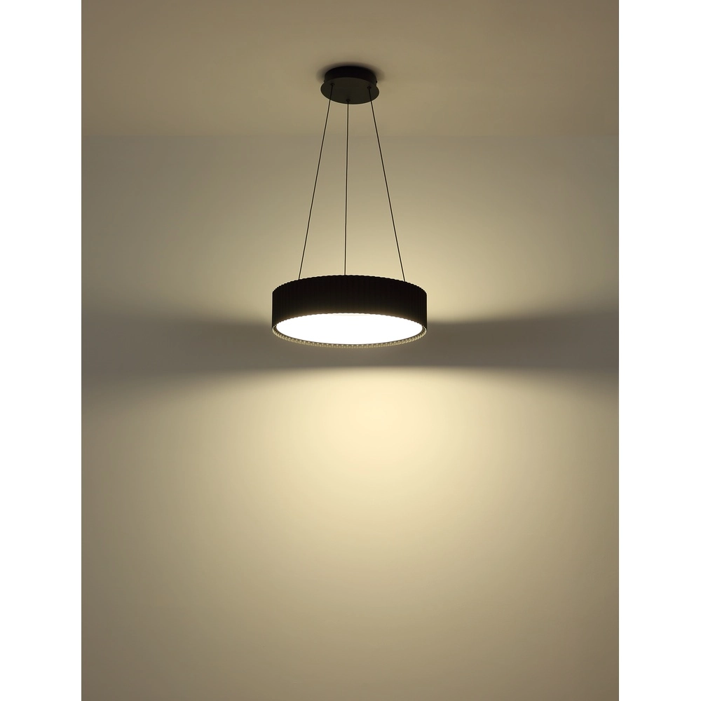 Design-Pendellampe Kemp schwarz Ø 46 cm Globo 9007371569274