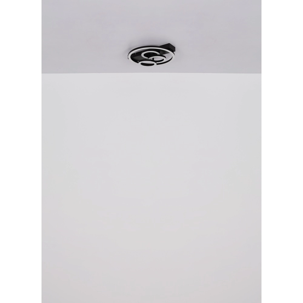 Schwarze Deckenlampe Darryl I Konstruktion Globo 9007371487295