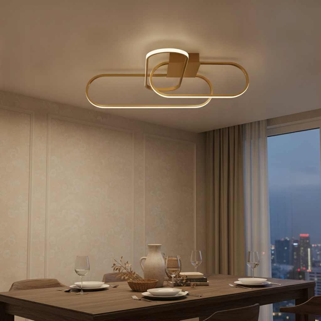 Design-Deckenleuchte Arte Gold