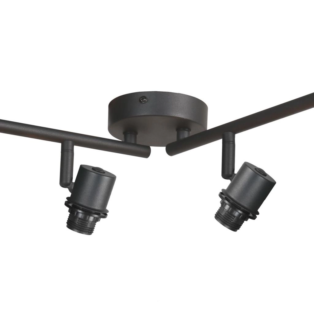 Deckenlampe 4-Licht Sumba mit Bambusschirmen Ø12 cm Steinhauer 8712746182842