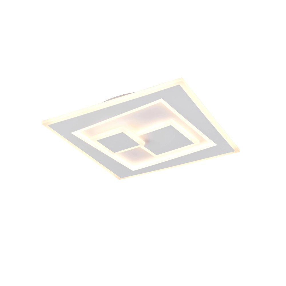 Quadratische Leuchte Degas Design Weiß Trio 4017807654271