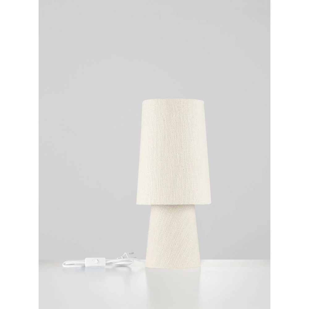 Japandi-Tischlampe Nebia Beige Lyora 5212017493996