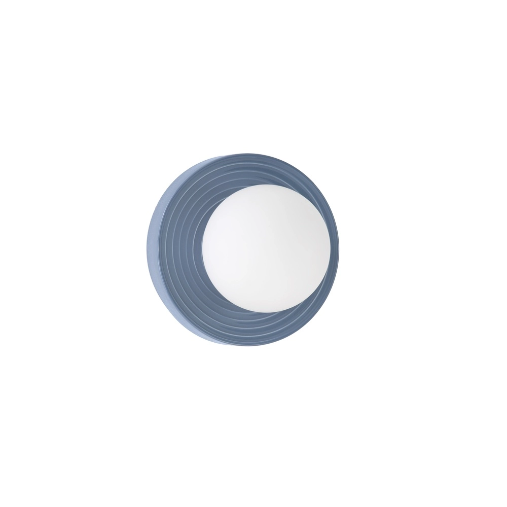 Wandleuchte Orbique hellblau Ø 22cm Lyora 5212017483867