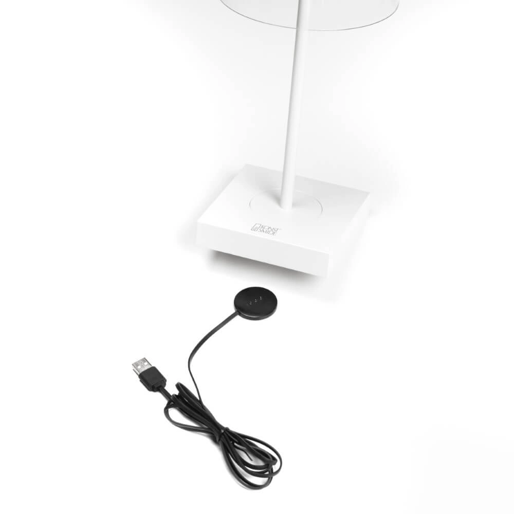 Wiederaufladbare Tischlampe Scilla Weiß KonstSmide 7318307816259