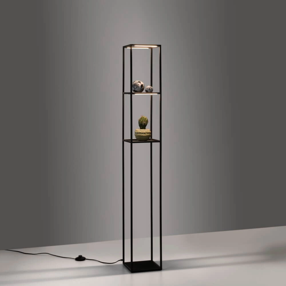 Schlanke Stehlampe Conni Schwarz Paul Neuhaus 4012248361009