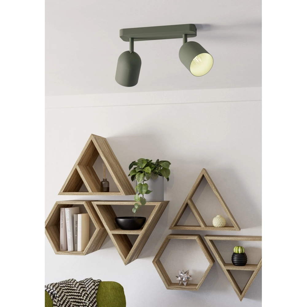 Design-Deckenstrahler Tilston 2-hellgrün Eglo 9008606359660