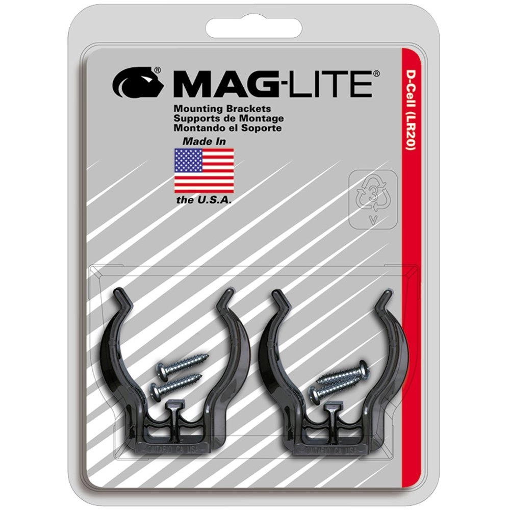 Wandklemme Bracket D-Cell & Magcharger (2 x) Maglite 38739080079