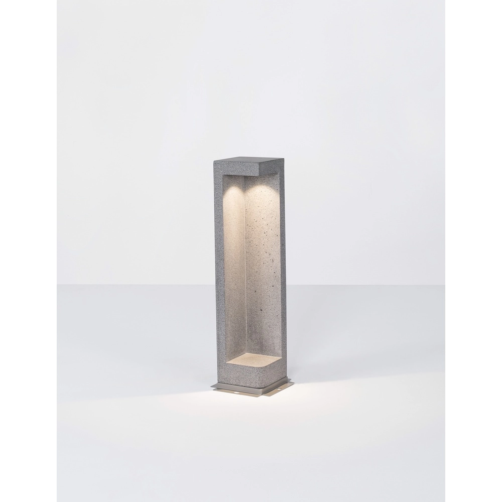 Design-Gartenleuchte Grante Beton grau Lyora 5212017426963
