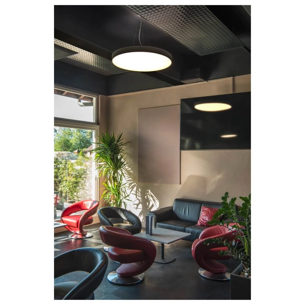Deckenleuchte / Hängeleuchte Medo Pro 90 schwarz - CCT - 110g - Ø 90cm SLV 4024163276757