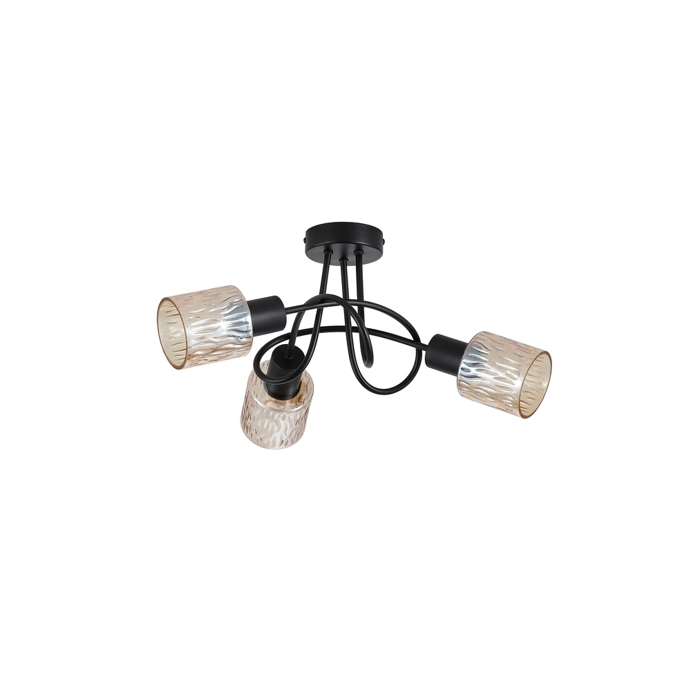 Deckenlampe Knot schwarz 5-flammig Searchlight 5053423301969