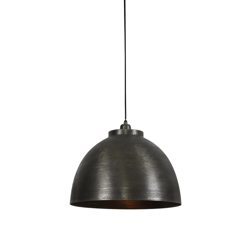 Pendellampe Kylie silbergrau Ø 45cm Light & Living 8717807203771