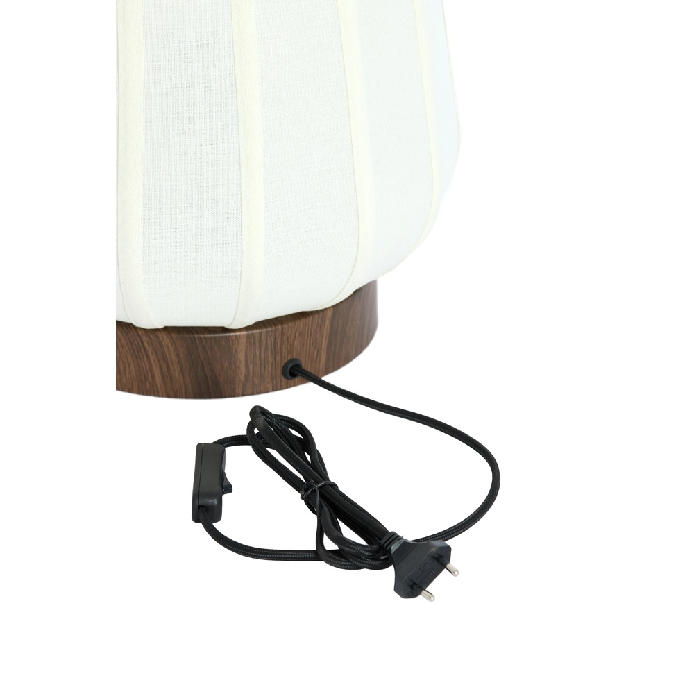 Nachttischlampe Bibury Ø 30cm – Leinen Light & Living 8717807794231