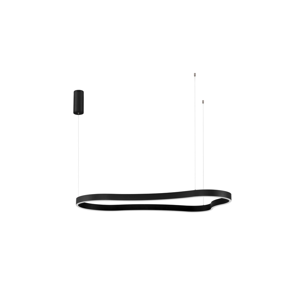 Pendelleuchte in natürlicher Form Dussa schwarz 120cm Lyora 5212017463074