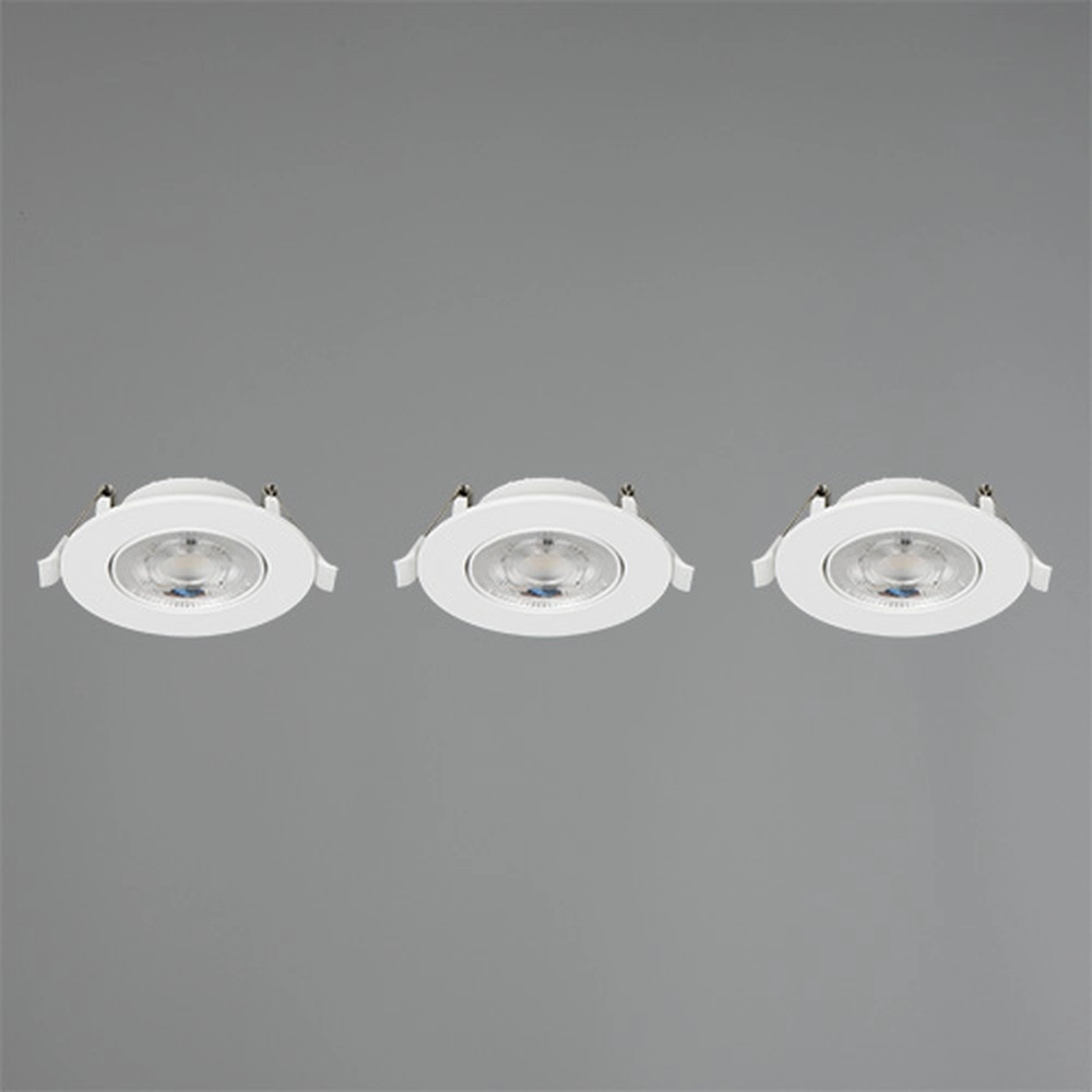 Set aus drei versenkten Scheinwerfern Altai Weiß Trio 4017807712247