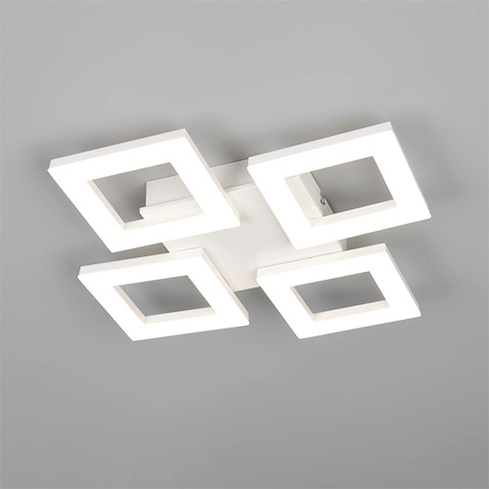 Design-Deckenlampe Cemi Weißes Quadrat Trio 4017807704327