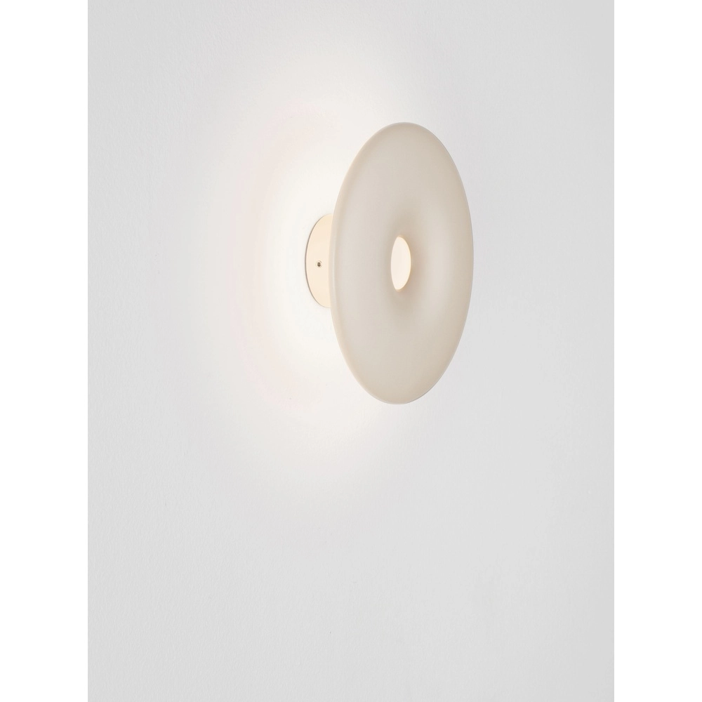 Einzigartige Wandlampe Splash Rundsandbraun