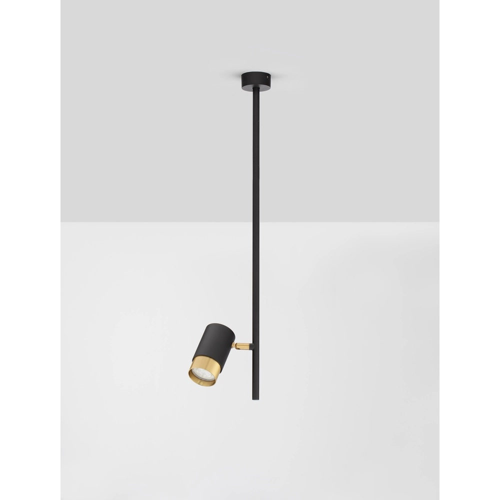 Deckenlampe Pongo Single schwarz mit gold Lyora 5212017441690
