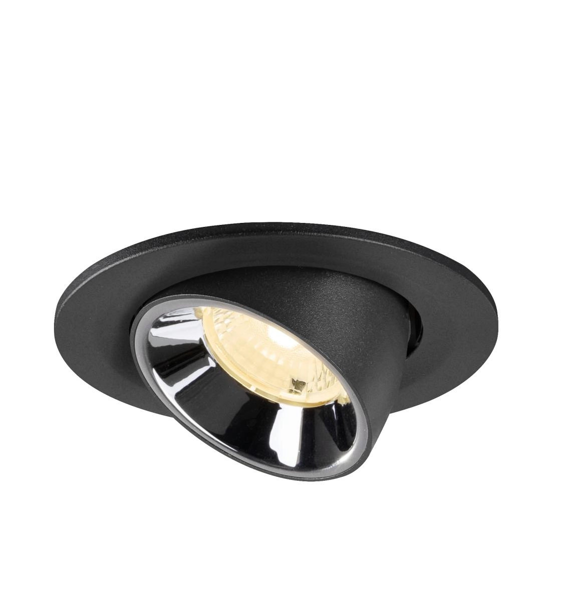 Einbau-Strahler Numinos Gimble S schwarz/chrom 3000K - 40gr SLV 4024163313520